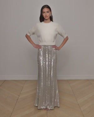 
            
                Load and play video in Gallery viewer, L&amp;#39;Agence Guinevere Short Sleeve Crop Crew
            
        