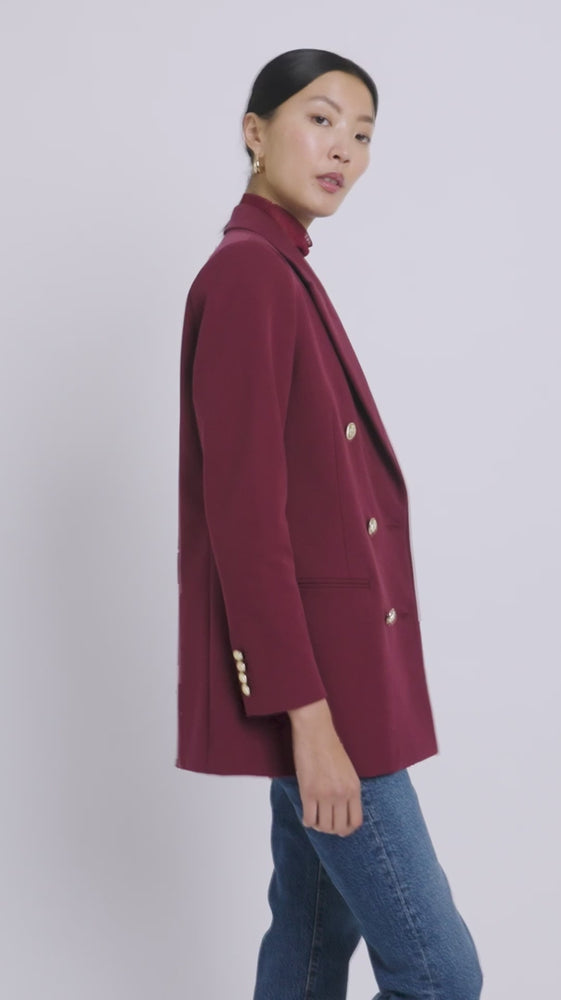 
            
                Load and play video in Gallery viewer, Derek Lam 10 Crosby Walter Double Breasted Jacket
            
        