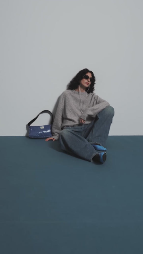 
            
                Load and play video in Gallery viewer, WOUF Glossy Shoulder Bag, Royal
            
        