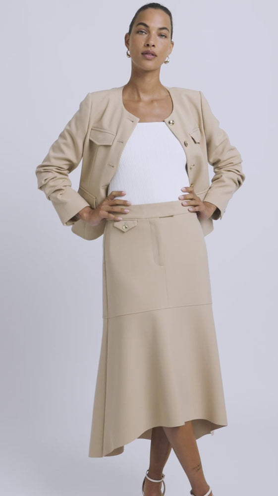 
            
                Load and play video in Gallery viewer, Derek Lam 10 Crosby Nicolette Midi Skirt
            
        
