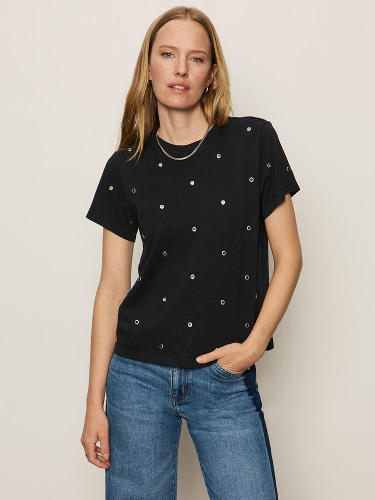 Sanctuary Embellished Tee, Black