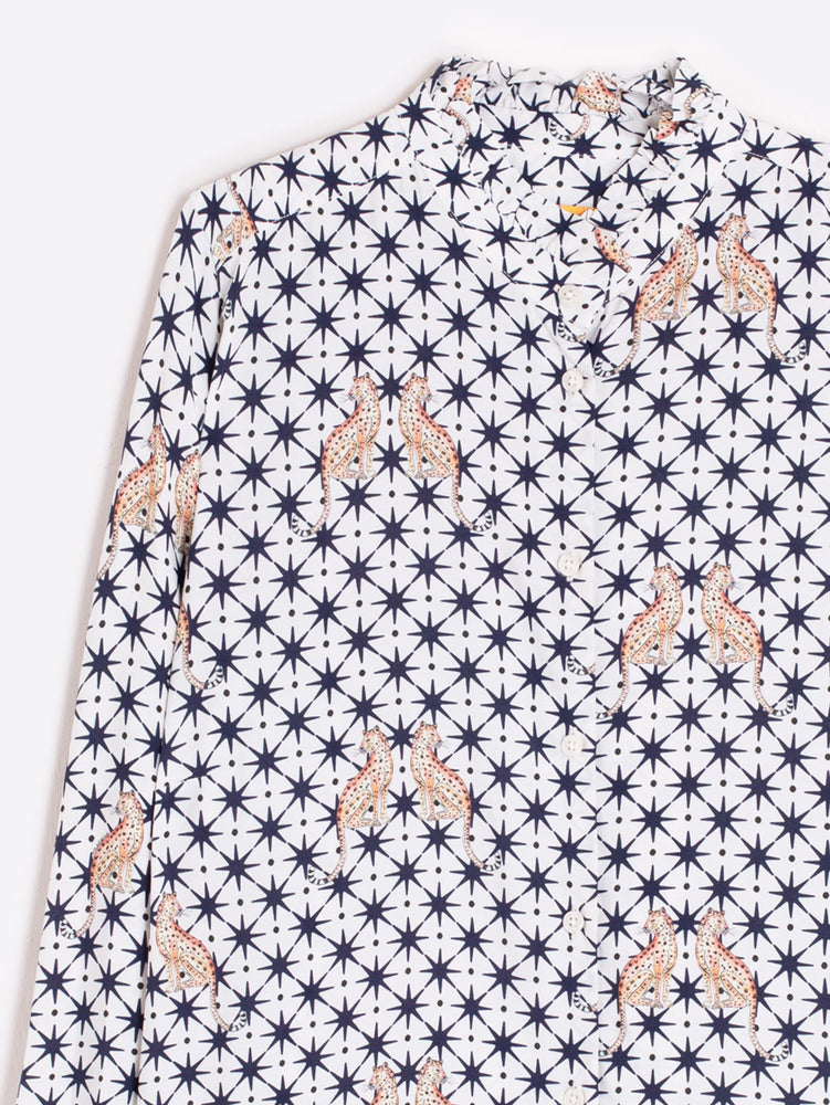 Vilagallo Andy Leopard Blouse