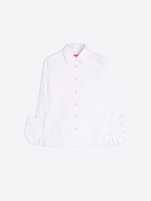 Vilagallo Shirt with Ruffled Cuffs