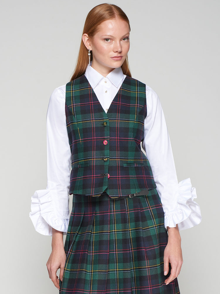 Vilagallo Shirt with Ruffled Cuffs