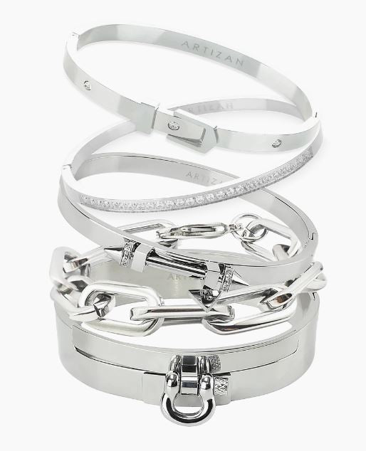 Artizan Joyeria Silver Core Bracelet Stack