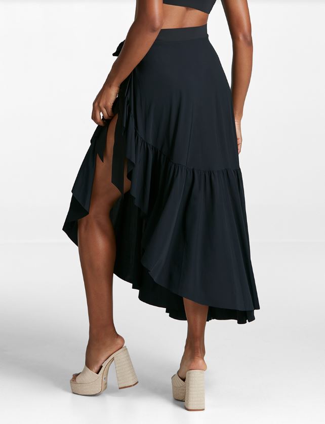 Commando Classic Ruffle Wrap Cover Up Skirt, Available in 2 Colors