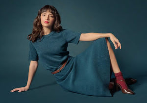Lilla P Flared Knit Skirt