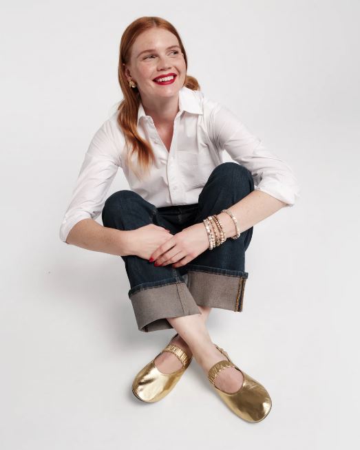 Frances Valentine Smarty Cuffed Jean, Solid Denim