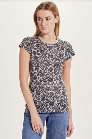 Goldie Lewinter Printed Ringer Tee