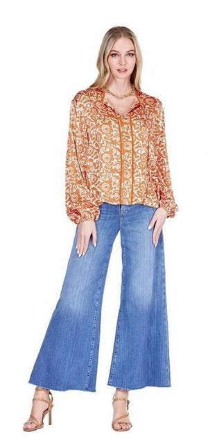 Joy Joy Trimmed Top