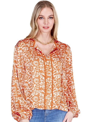 Joy Joy Trimmed Top