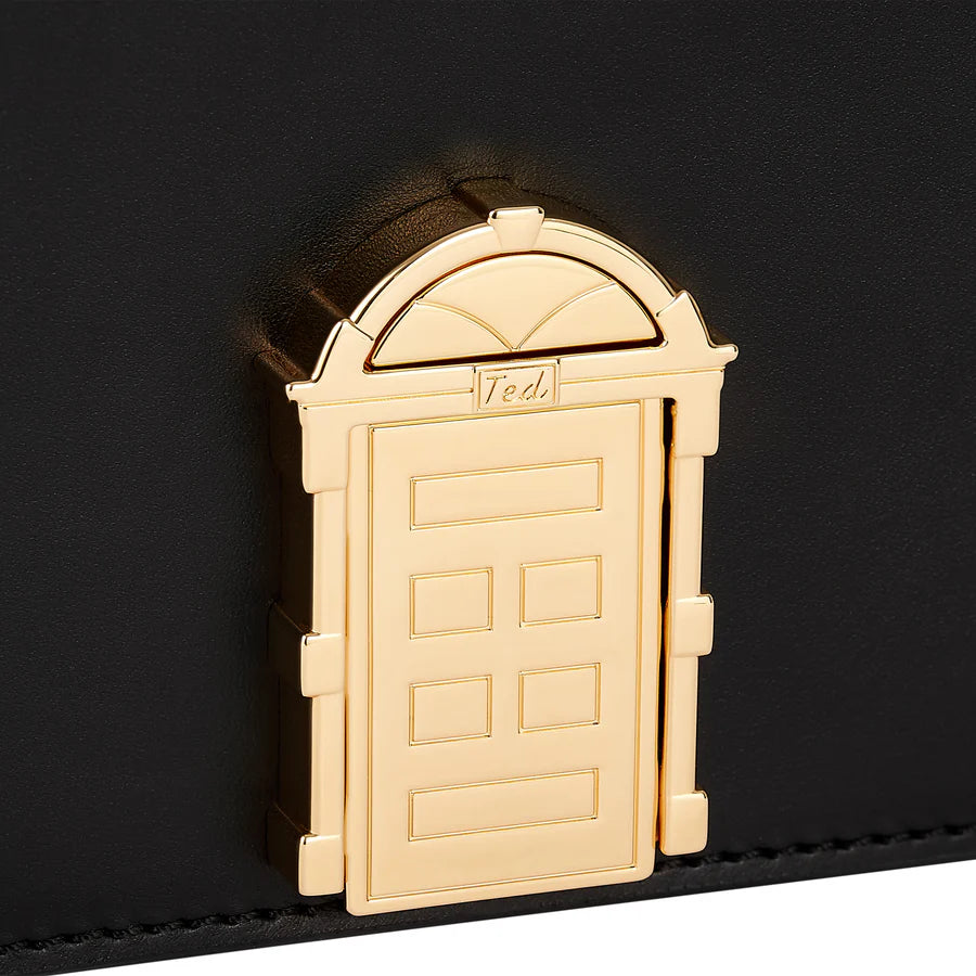 Ted 1942 Mini Crossbody Door Bag, Black