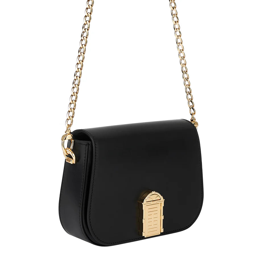 Ted 1942 Mini Crossbody Door Bag, Black