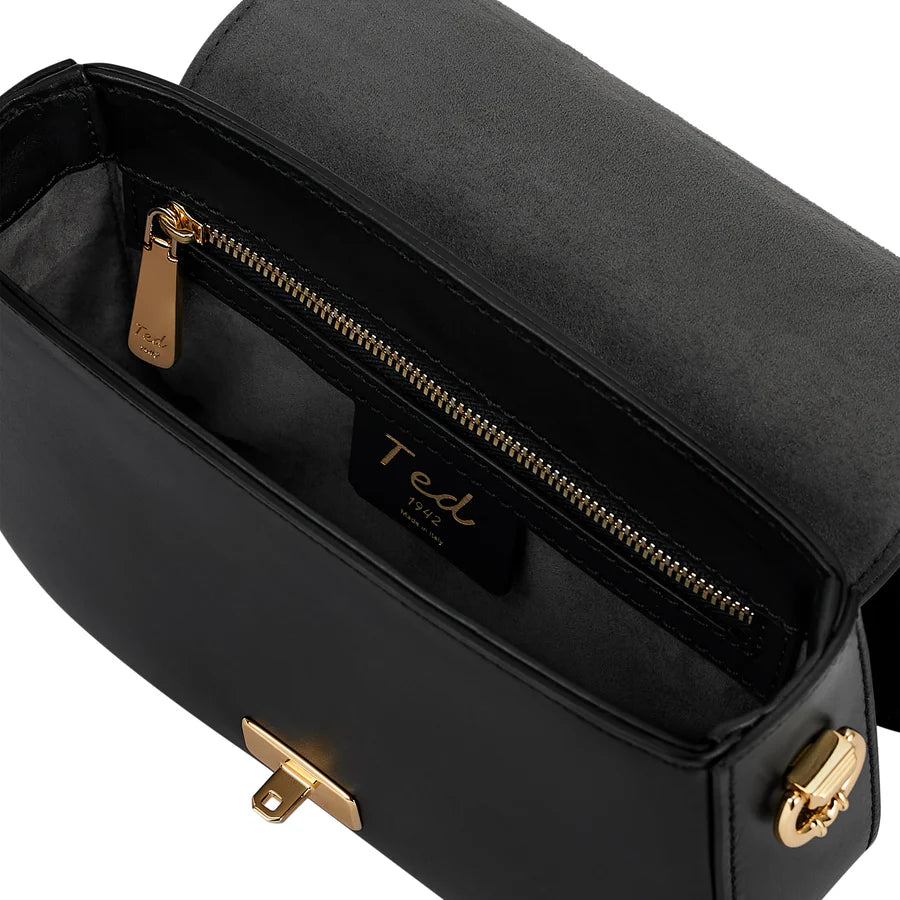 Ted 1942 Mini Crossbody Door Bag, Black