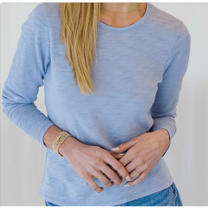 Erin Gray Classic Long Sleeve Tee, Available in 3 Colors