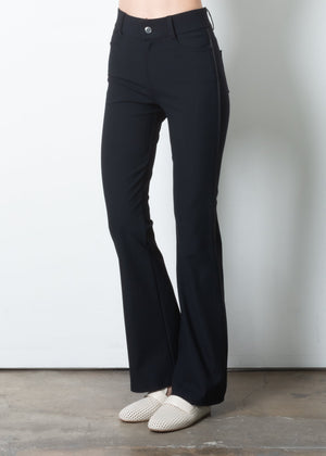 Elaine Kim Timothy Tech Stretch Jean Flare Pant, Black