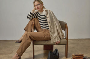 Lilla P Collared Twill Jacket