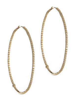 Theia Jewelry Ultra Thin Inside Out Hoop, Available in 2 Colors