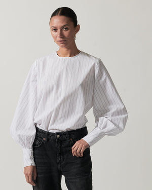 Secular Harriet White Stripe Shirt