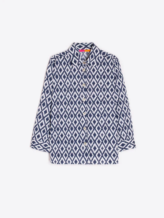 Vilagallo Poline Ikat Blouse