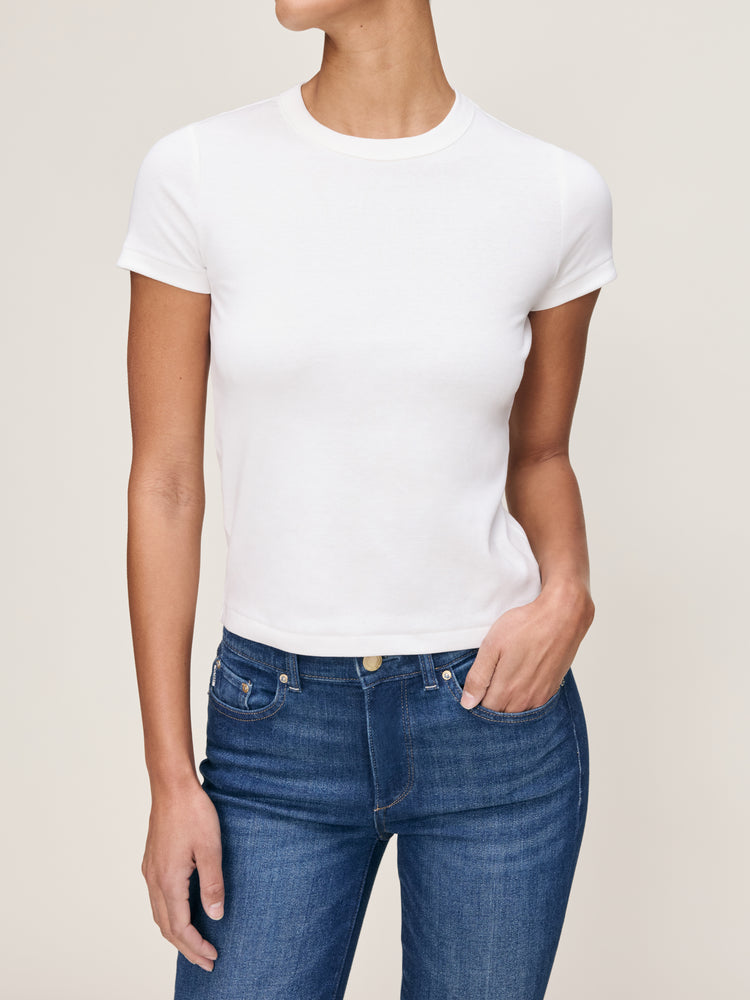 DL1961 Shrunken Short Sleeve Tee
