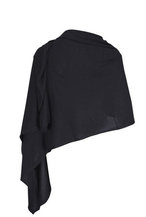Kinross Sequin Wrap, Black