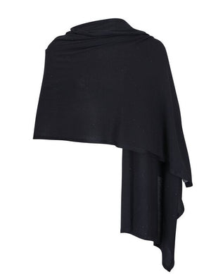 Kinross Sequin Wrap, Black