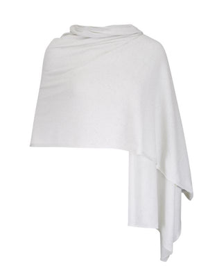 Kinross Sequin Wrap, Ivory