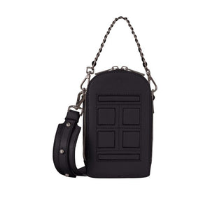 My Name is TED Mini Door Bag, Black with Gunmetal Hardware