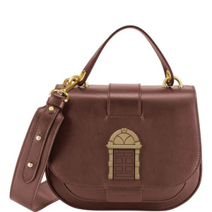 
            
                Load image into Gallery viewer, My Name is TED Door Bag Crossbody, Chocolate Brown
            
        
