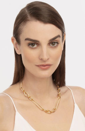 Janis Savitt Link Chain Toggle Necklace