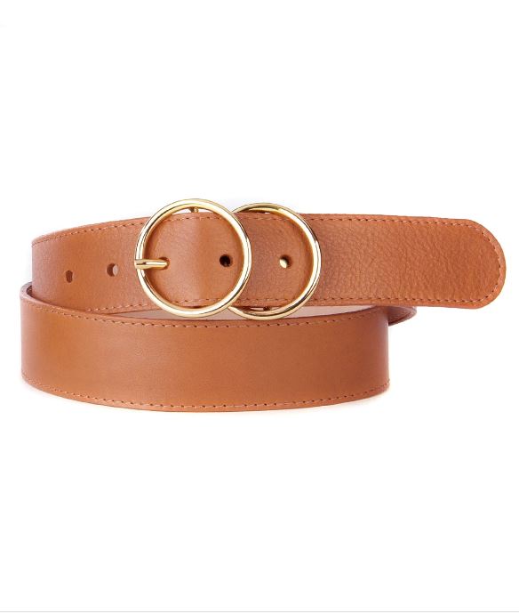 
            
                Load image into Gallery viewer, Brave Leather Yaholo Barcelona Belt with Gold Buckle
            
        