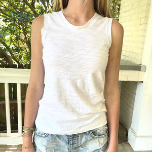 Erin Gray Rockstar Tank, White