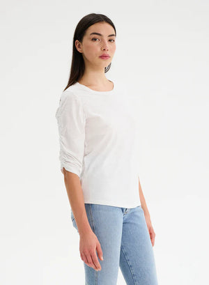 CHRLDR Kristina Ruched Sleeve T-Shirt
