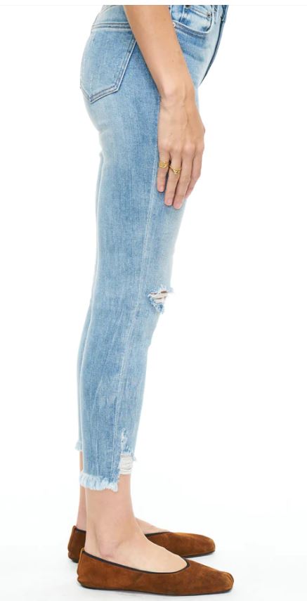 
            
                Load image into Gallery viewer, Pistola Audrey Crop Jeans in Sierra Distressed
            
        
