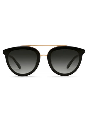 
            
                Load image into Gallery viewer, Krewe Clio Nylon Black + Shadow 24K Sunglasses
            
        