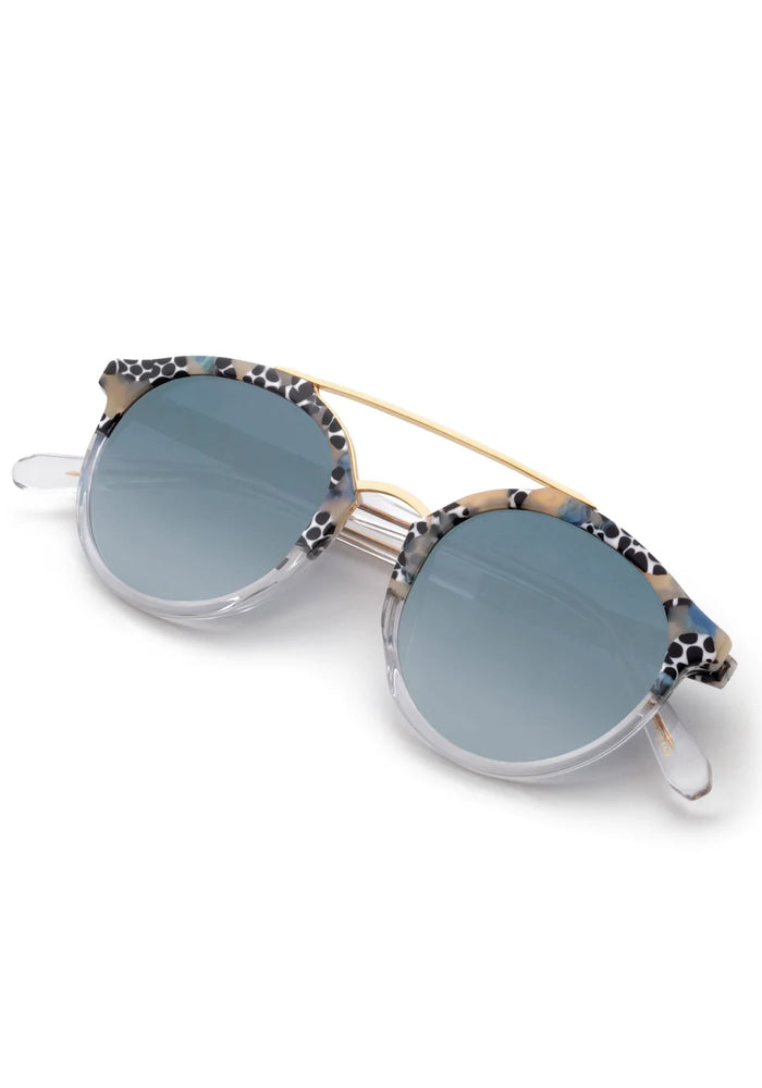 Krewe Dante Milano to Crystal 24K Mirrored Sunglasses
