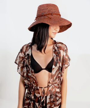Echo Raffia Packable Bucket Hat, Available in 2 Colors