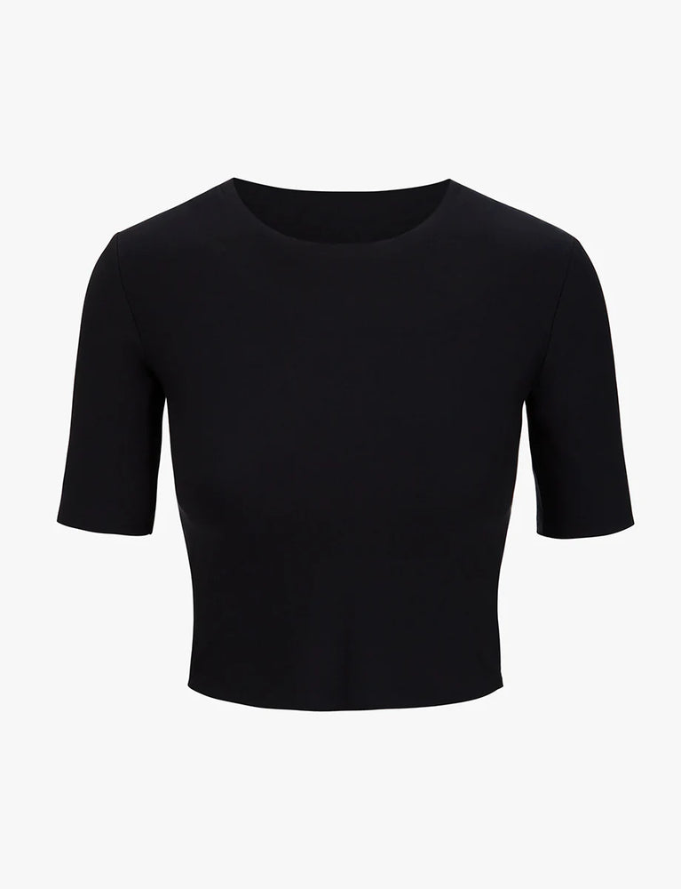 
            
                Load image into Gallery viewer, Commando Butter Cropped Tee, Black
            
        