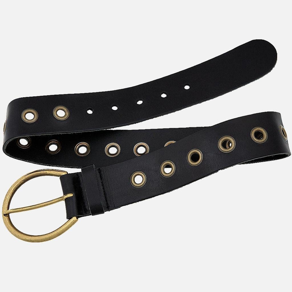 The Row Leather Belt - Women - Black Belts