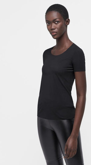 Wolford Aurora Pure Top with Short Sleeves, Available in 2 Colors